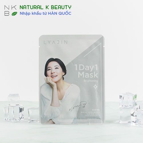 LYAJIN 1 DAY 1 BRIGHTENING MASK - Mặt nạ Lyajin 1 ngày 1 sáng da