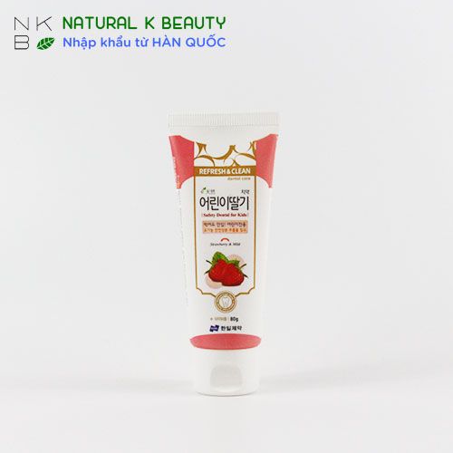 REFRESH & CLEAN STRAWBERRY FOR KID - Kem đánh răng vị dâu cho bé