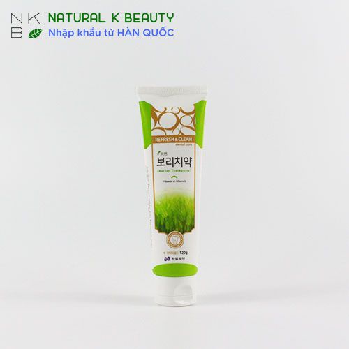 REFRESH & CLEAN BARLEY TOOTHPASTE - Kem Đánh Răng Lúa Mạch