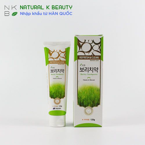  REFRESH & CLEAN BARLEY TOOTHPASTE - Kem Đánh Răng Lúa Mạch 