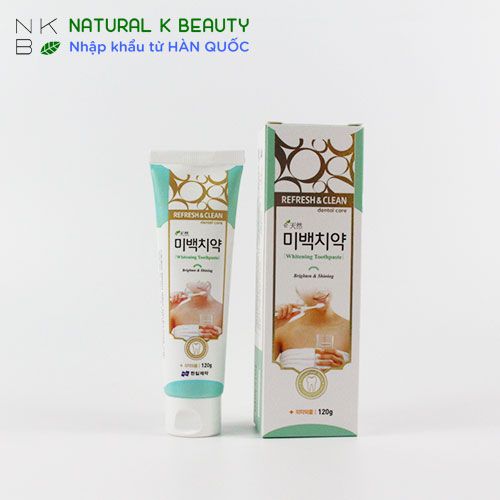  REFRESH & CLEAN WHITENING TOOTHPASTE - Kem Đánh Răng Trắng Sáng 