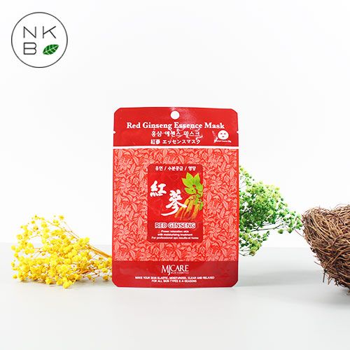 MJCARE RED GINSENG ESSENCE MASK - Mặt nạ Hồng sâm