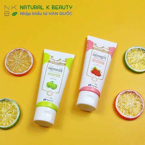 REFRESH & CLEAN APPLE TOOTHPASTE FOR KID - Kem Đánh Răng Vị Táo cho bé