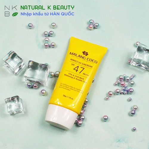 MALANGCOCO PERFECT SUNCREAM SPF 47 PA +++ - Kem chống nắng SPF 47 PA +++