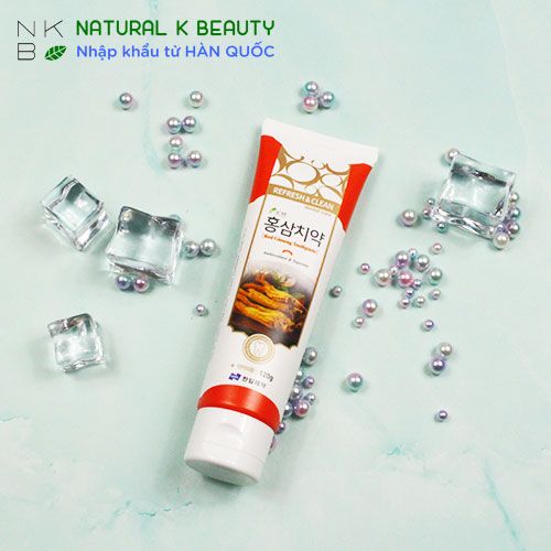 REFRESH & CLEAN RED GINSENG TOOTHPASTE - Kem đánh răng Hồng Sâm (Best Seller)