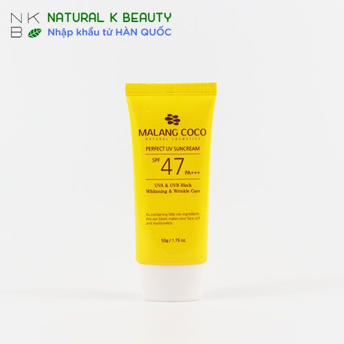 MALANGCOCO PERFECT SUNCREAM SPF 47 PA +++ - Kem chống nắng SPF 47 PA +++