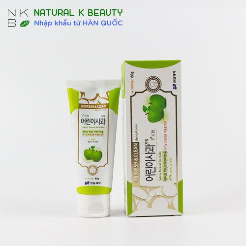 REFRESH & CLEAN APPLE TOOTHPASTE FOR KID - Kem Đánh Răng Vị Táo cho bé