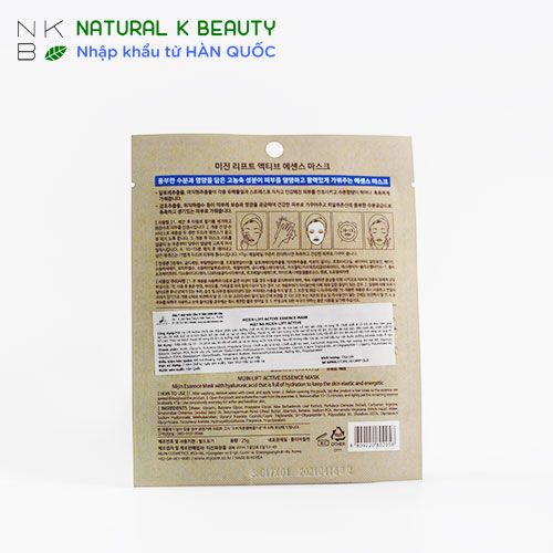 MIJIN LIFT ACTIVE ESSENCE MASK- Mặt nạ cấp nước
