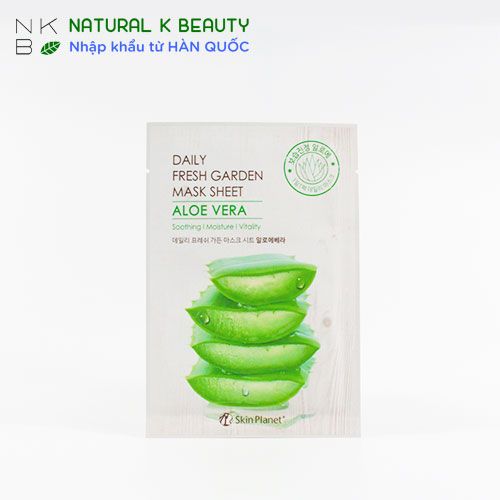 SKIN PLANET DAILY FRESH ALOE VERA MASK - Mặt Nạ Lô Hội
