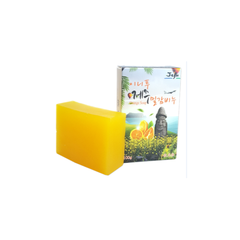 Xà Phòng thiên nhiên Hàn Quốc Hương Quýt của Đảo Jeju - sử dụng cho mặt và toàn thân