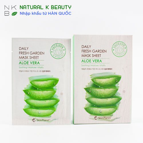 SKIN PLANET DAILY FRESH ALOE VERA MASK - Mặt Nạ Lô Hội