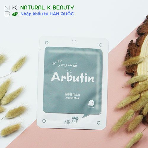  MJCARE ON Arbutin Mask - Mặt nạ Arbutin trắng da MJCARE ON 