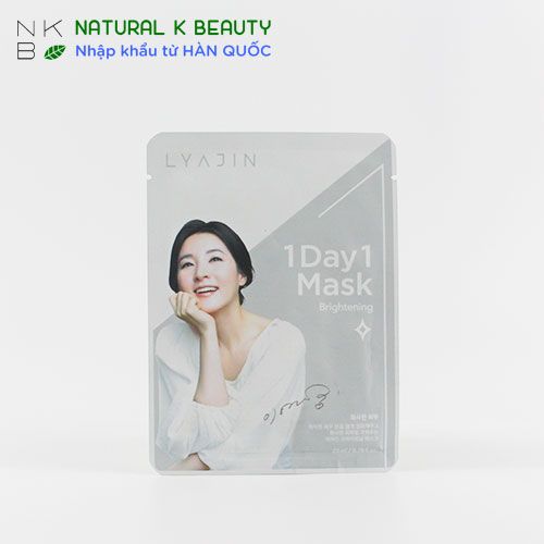 LYAJIN 1 DAY 1 BRIGHTENING MASK - Mặt nạ Lyajin 1 ngày 1 sáng da