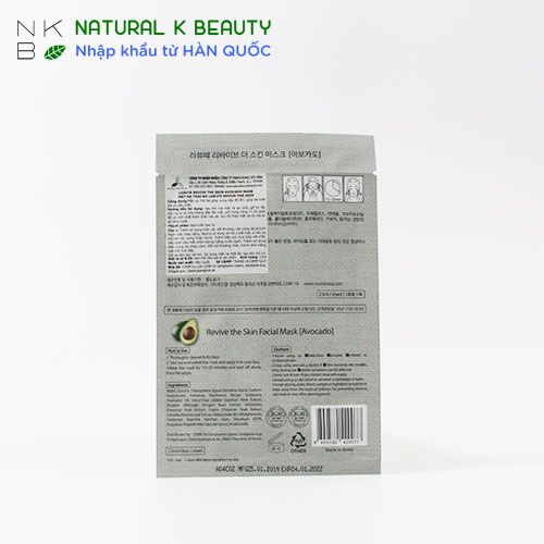 LABUTE REVIVE THE SKIN AVOCADO MASK - Mặt nạ trái bơ