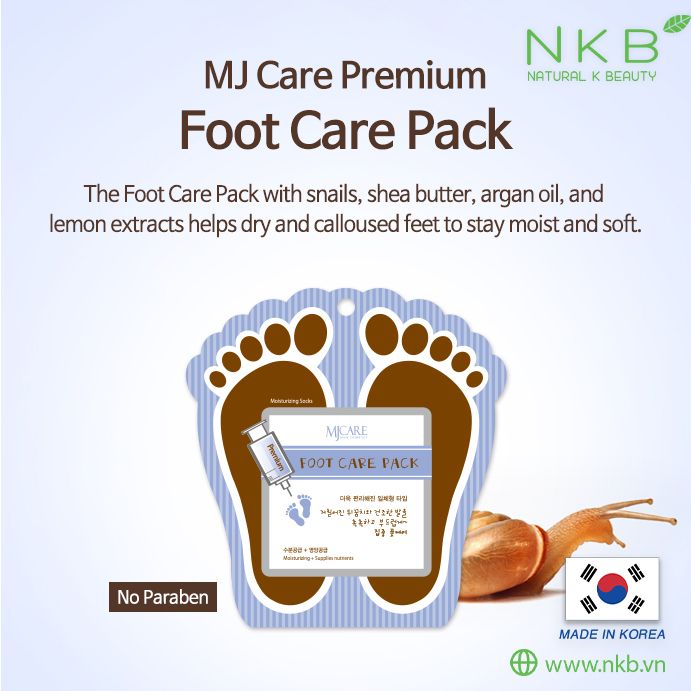  PREMIUM FOOT CARE PACK (ALL IN ONE TYPE) - MẶT NẠ CHĂM SÓC CHÂN CAO CẤP MJCARE (ALL IN ONE TYPE) 