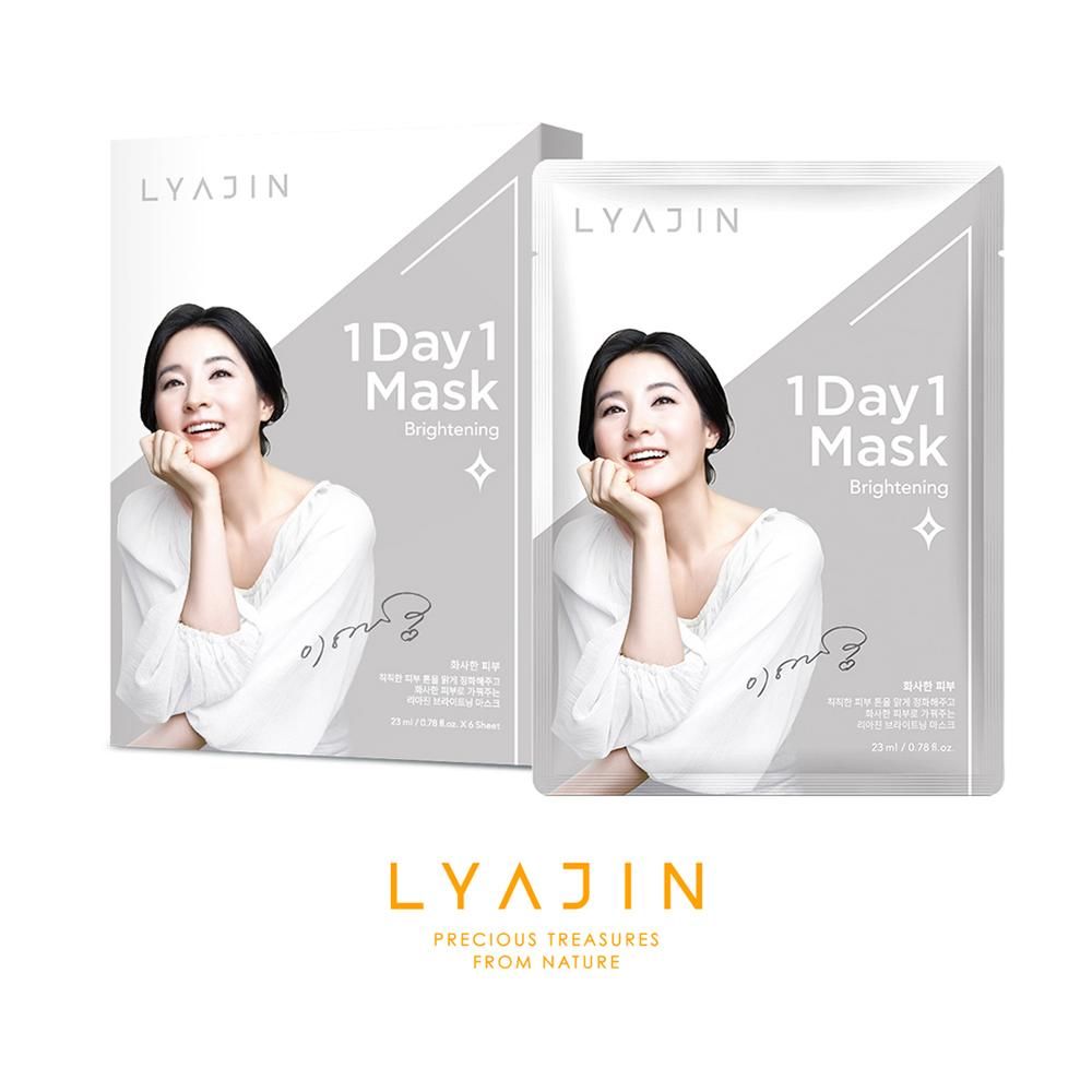 LYAJIN 1 DAY 1 BRIGHTENING MASK - Mặt nạ Lyajin 1 ngày 1 sáng da