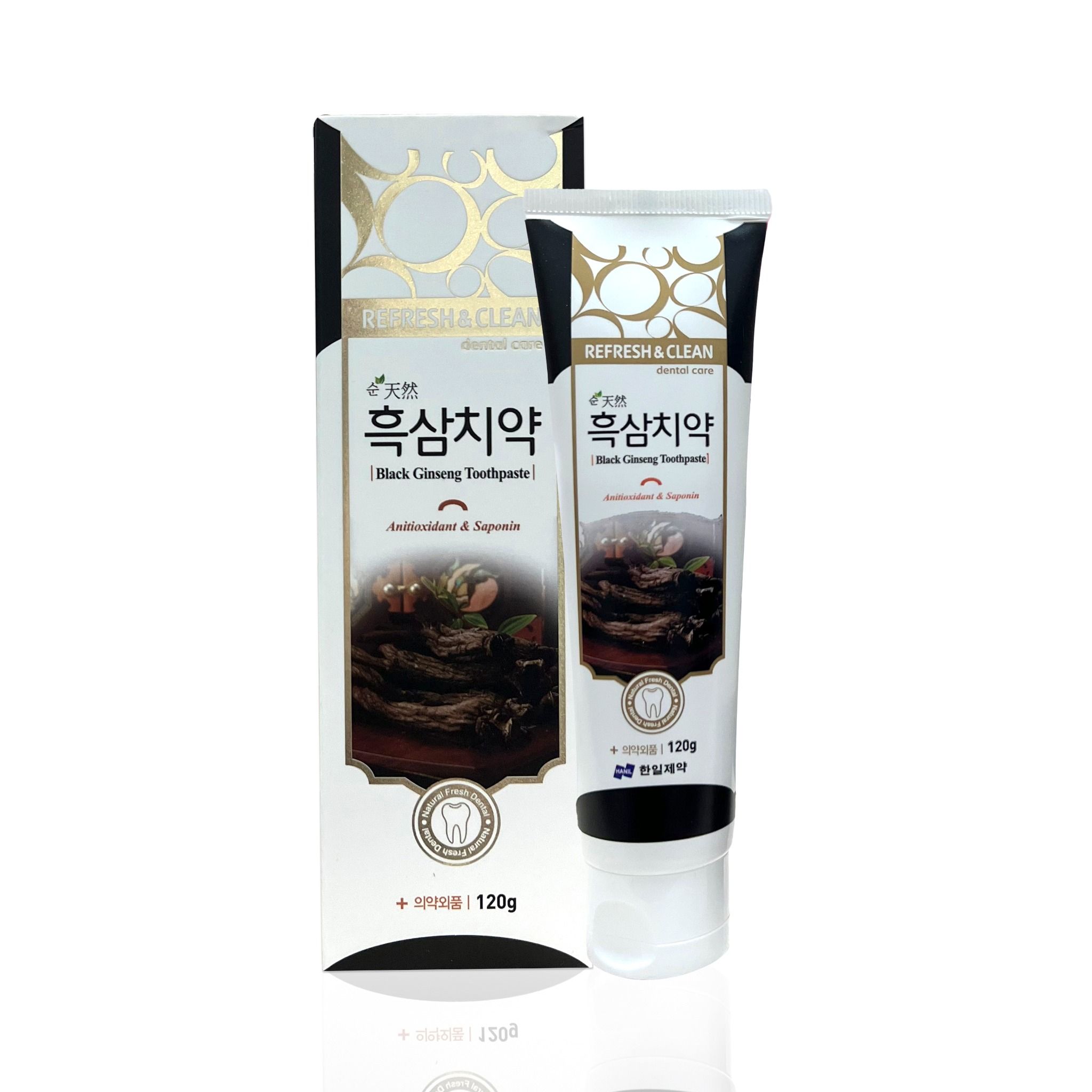  REFRESH & CLEAN BLACK GINSENG TOOTHPASTE - KEM ĐÁNH RĂNG HẮC SÂM 