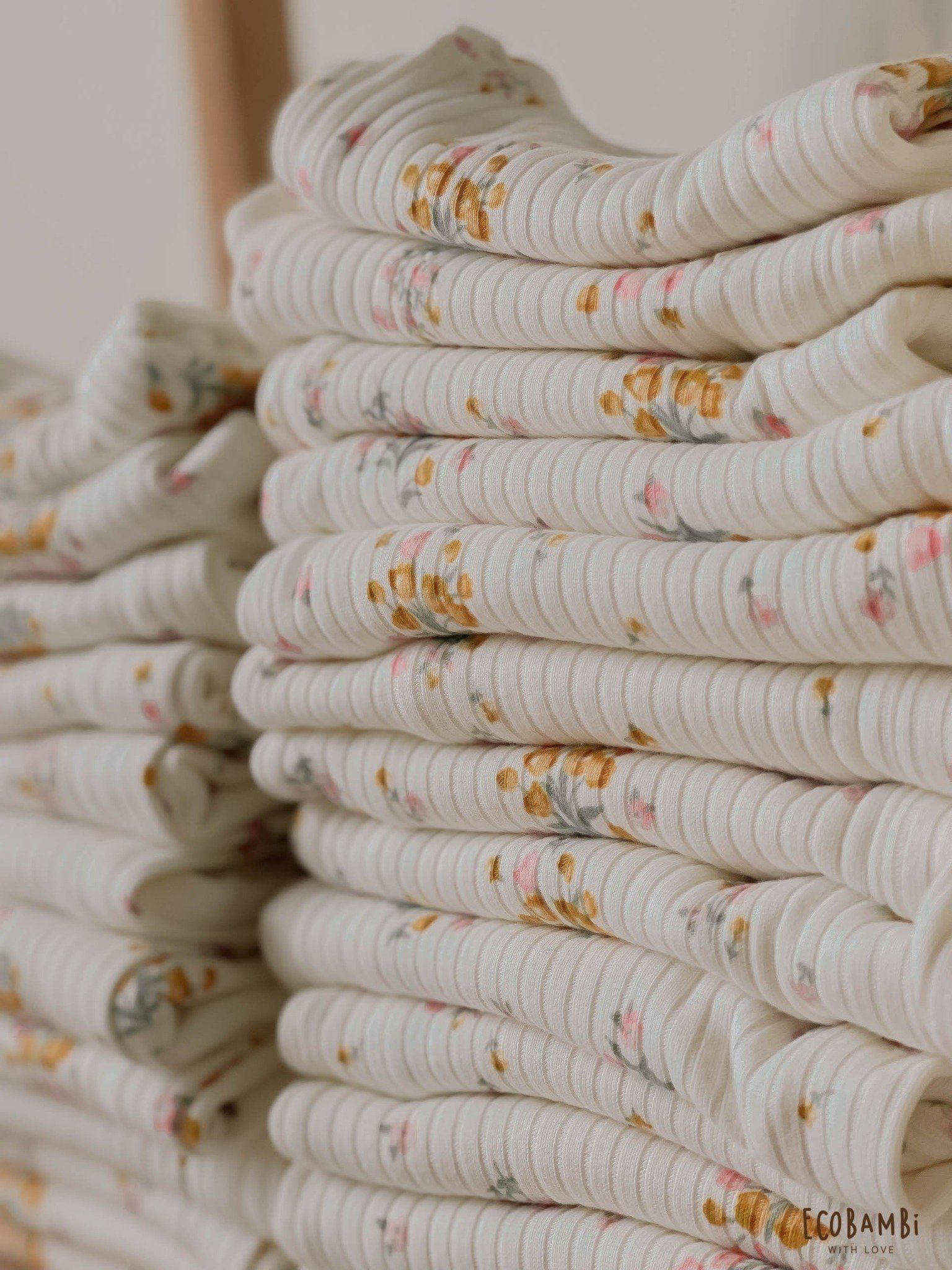 Áo khoác Cardigan thun gân cotton bé gái tay dài ECOBAMBI