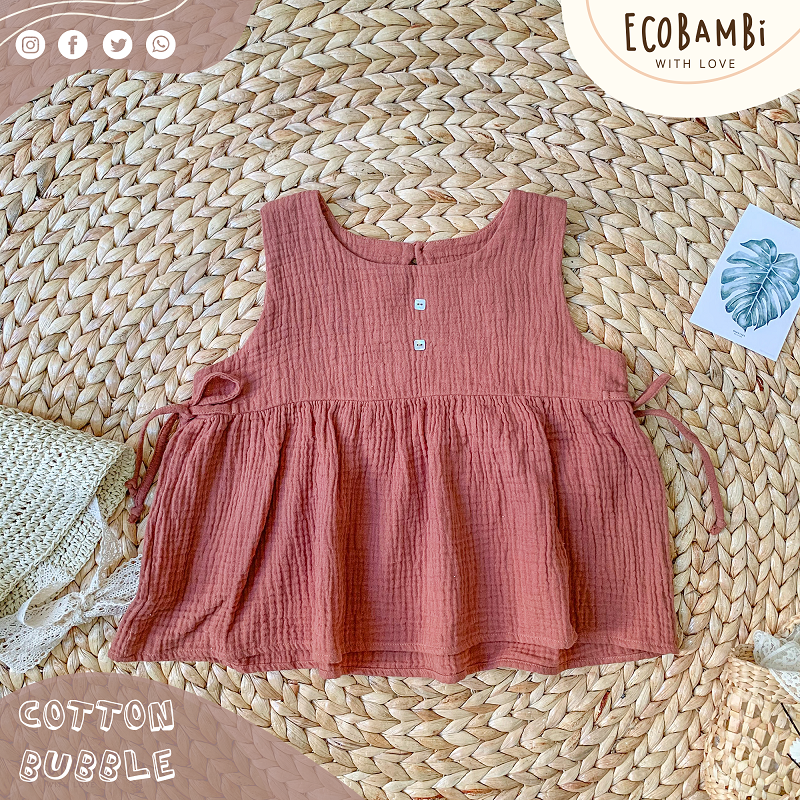 Set bé gái Little Tree cotton bubble