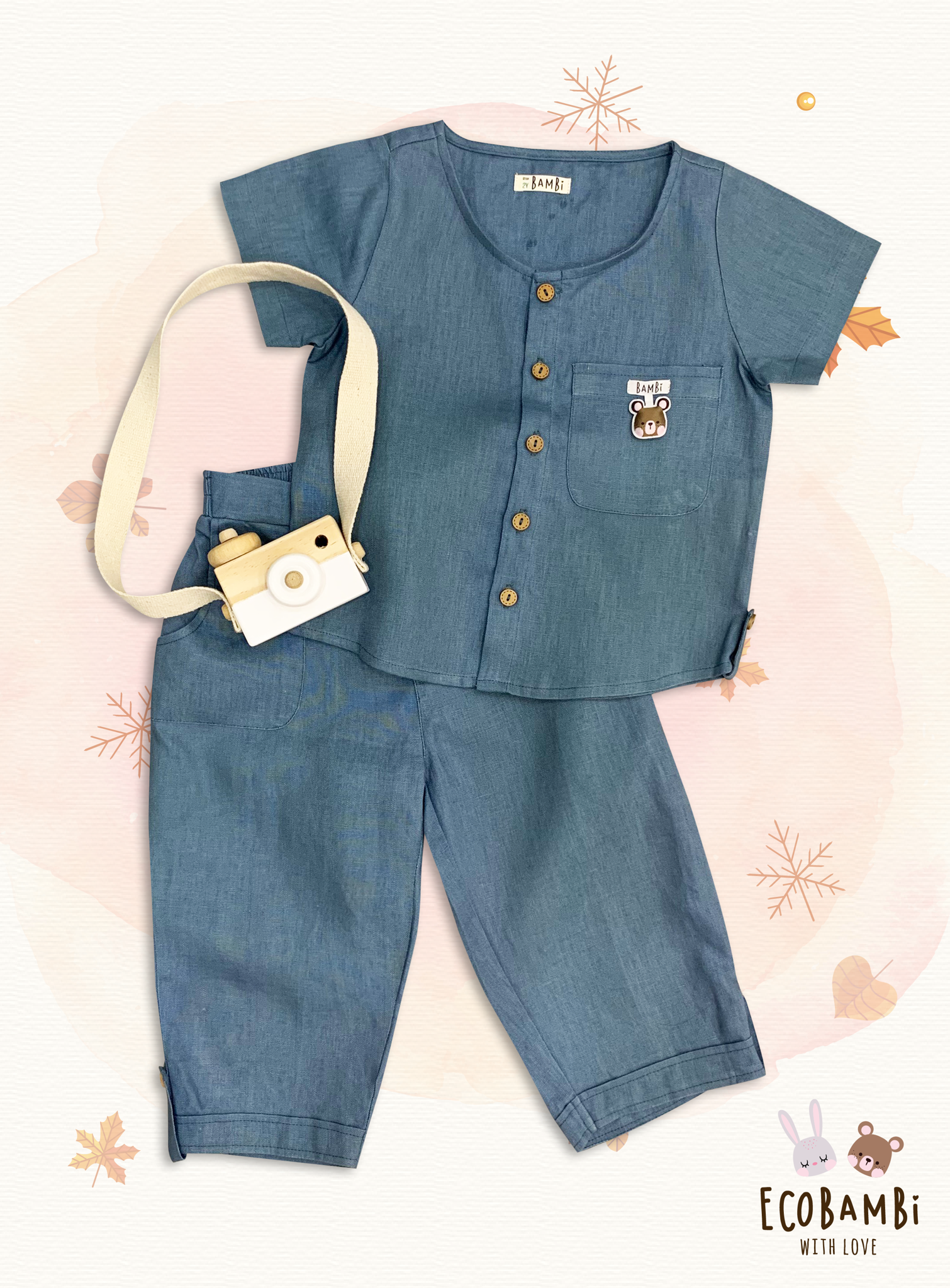 Quần dài linen unisex