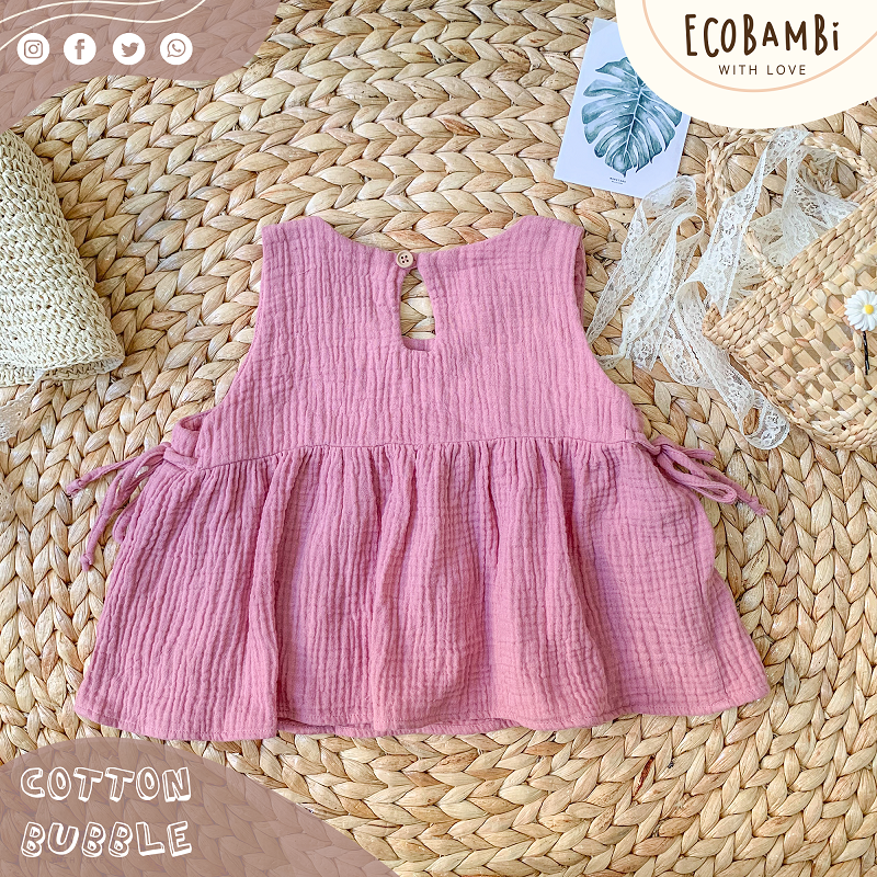 Set bé gái Little Tree cotton bubble