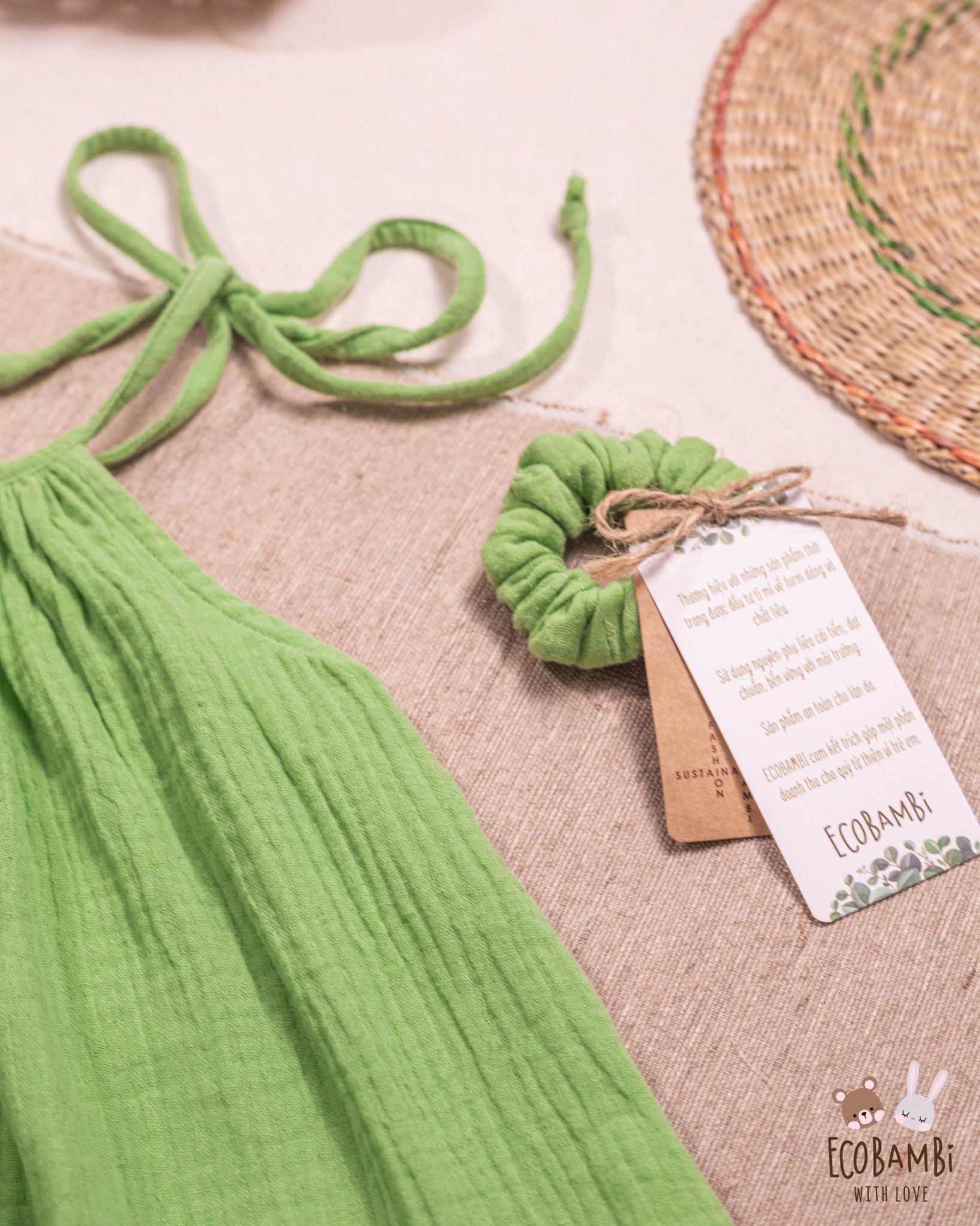 Đầm bé gái Alice cotton bubble