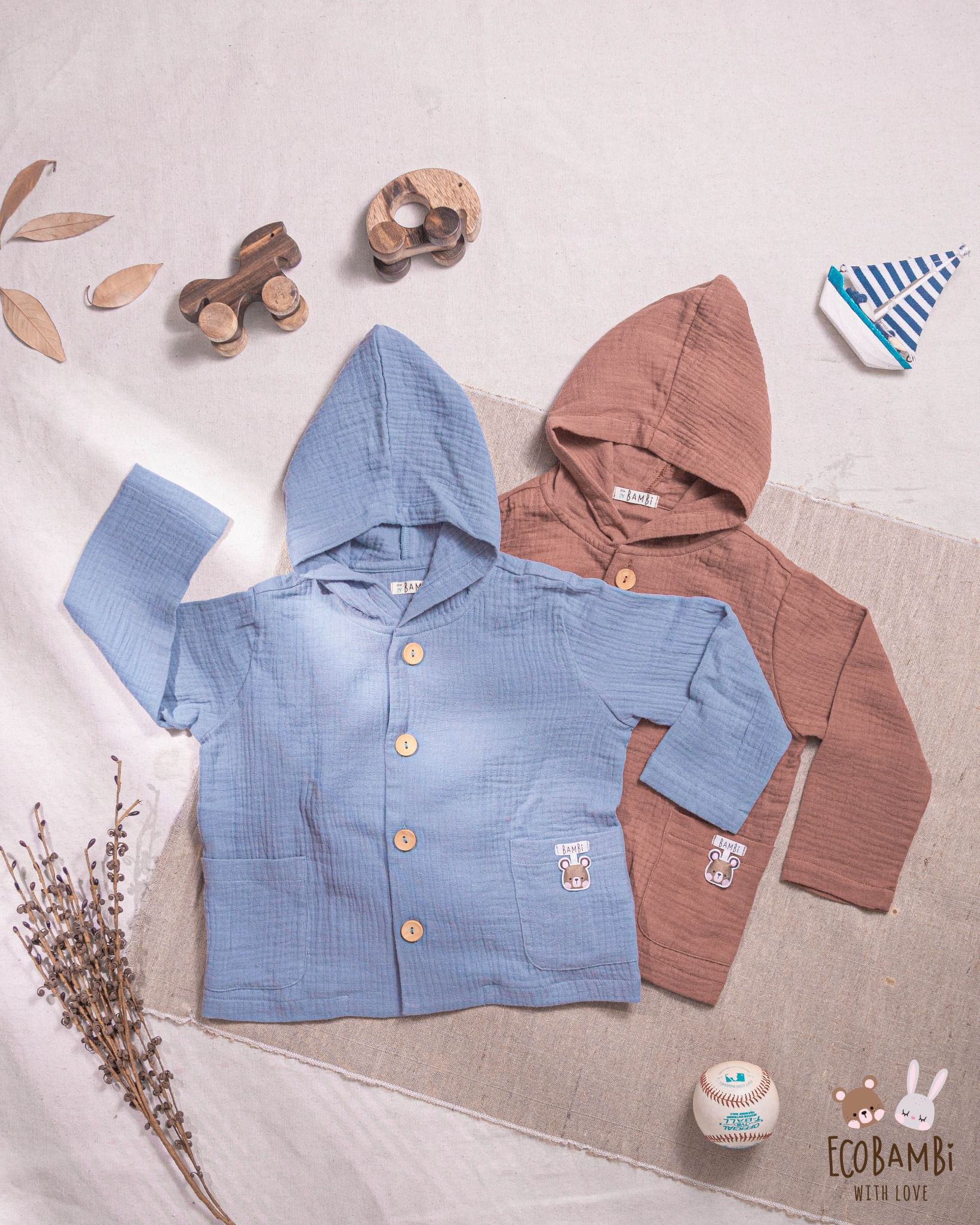 Áo khoác unisex cotton bubble