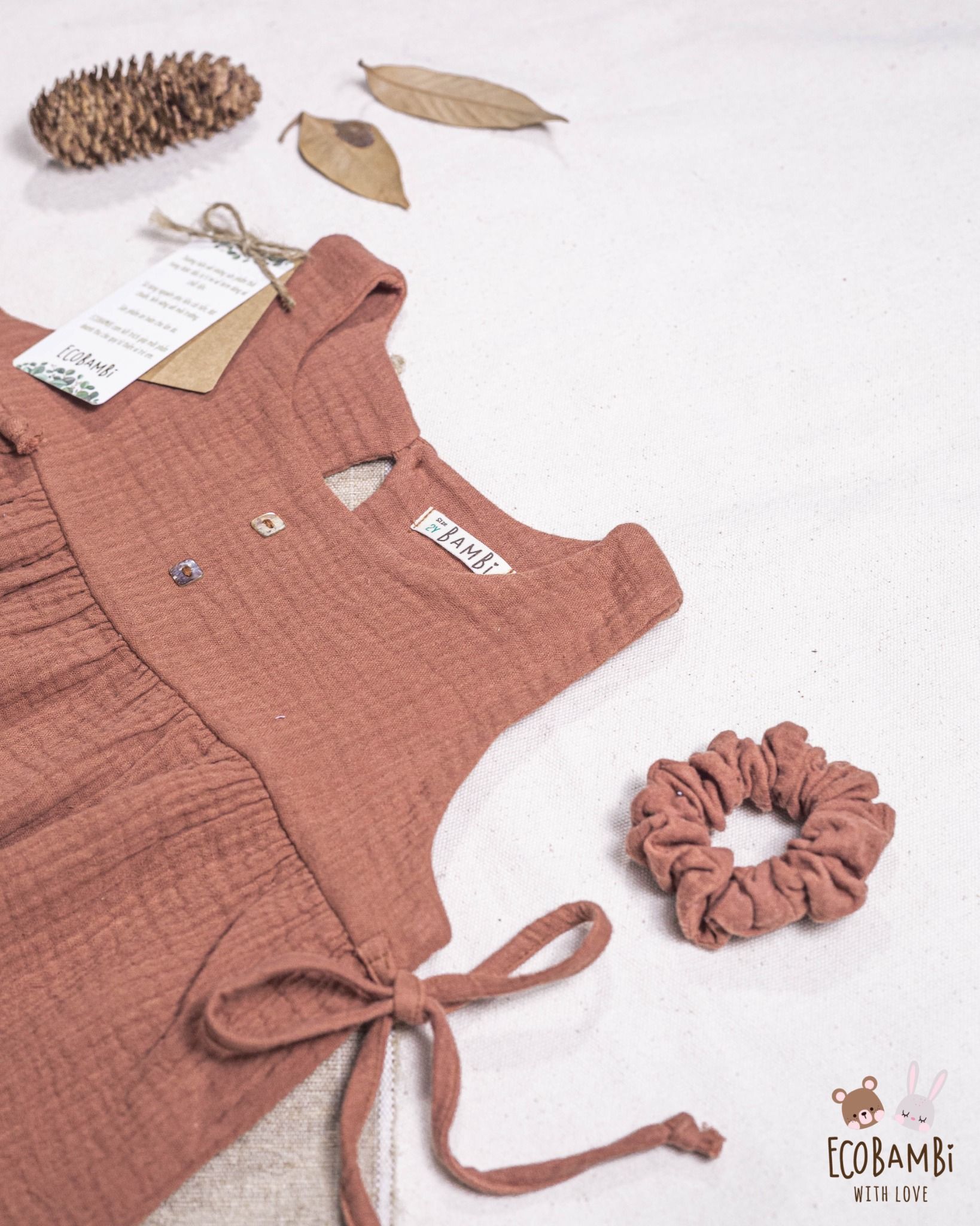 Set bé gái Little Tree cotton bubble