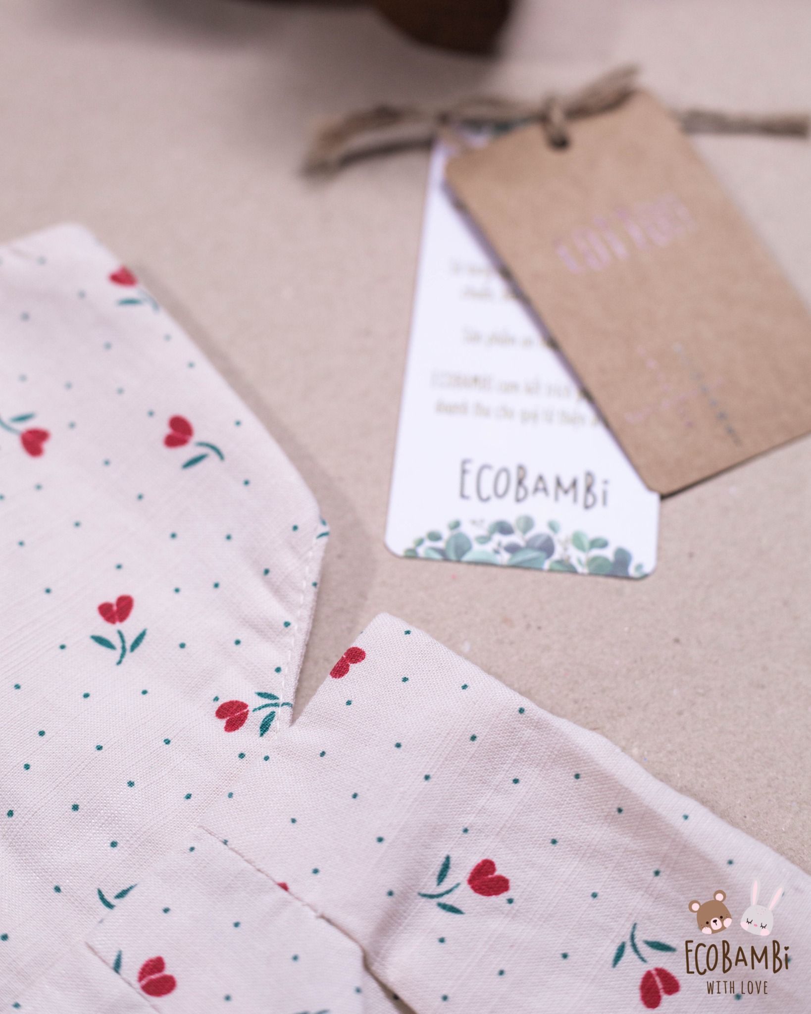 Jumpsuit khoét eo bé gái Cotton Linen