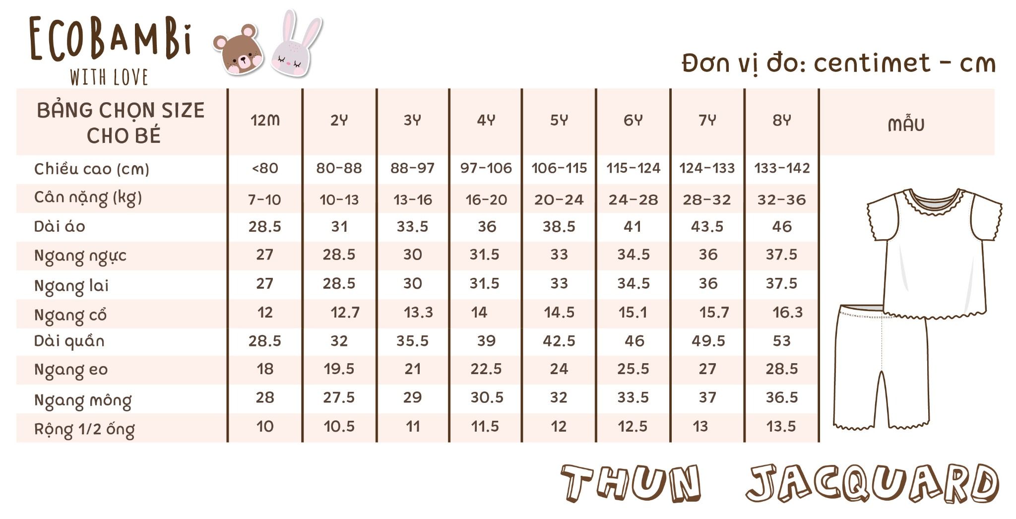 Bộ cotton thun Hàn kiểu dệt Jacquard tay ngắn cổ bèo quần lửng bé gái - 8935334000605