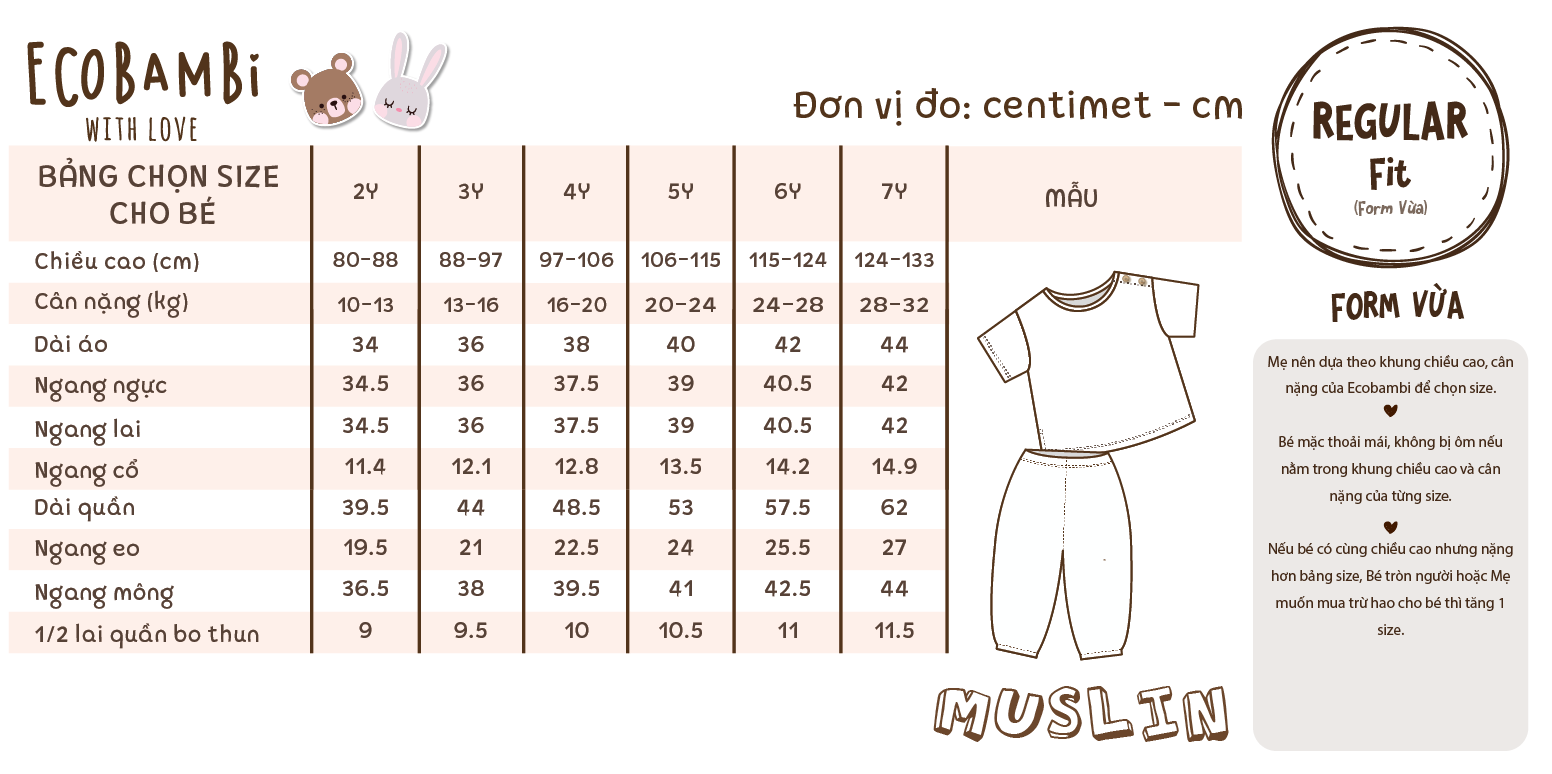 Áo UNISEX cotton Muslin TAY NGẮN phong cách Hàn Quốc năng động in hoạ tiết cho bé
