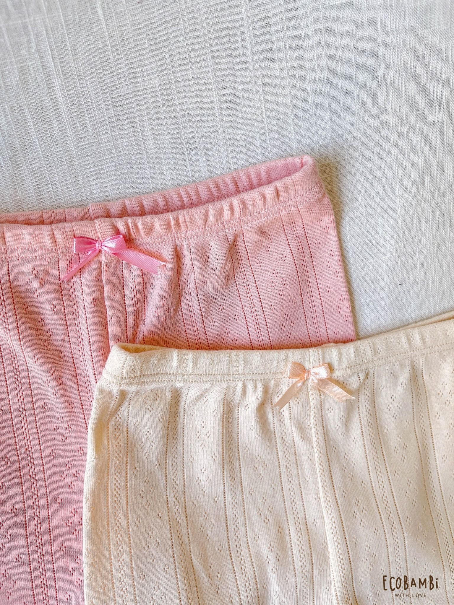Quần Boxer mặc váy thun cotton thông hơi bé gái ECOBAMBI - 8935334000544