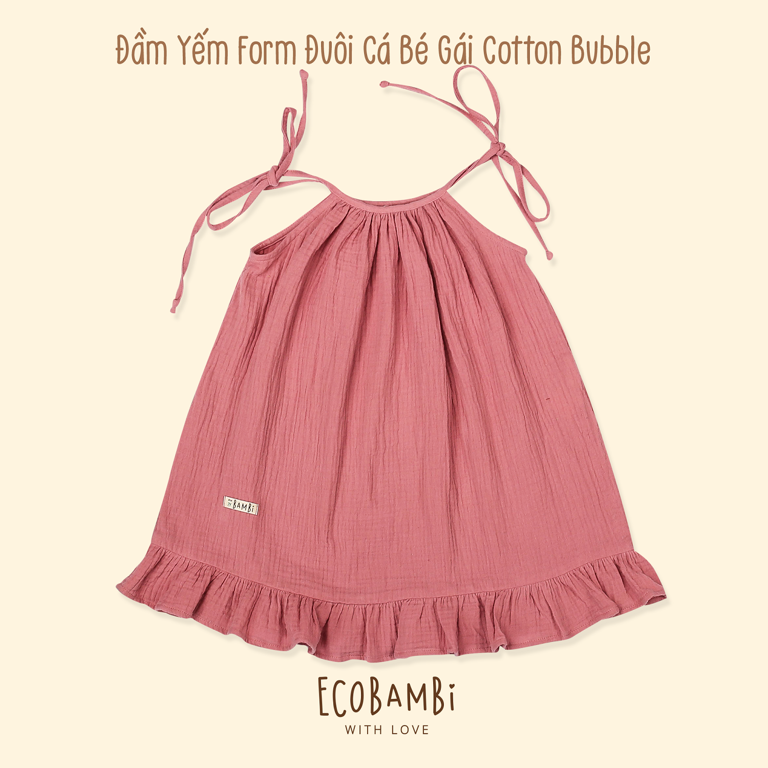 Đầm bé gái Alice cotton bubble