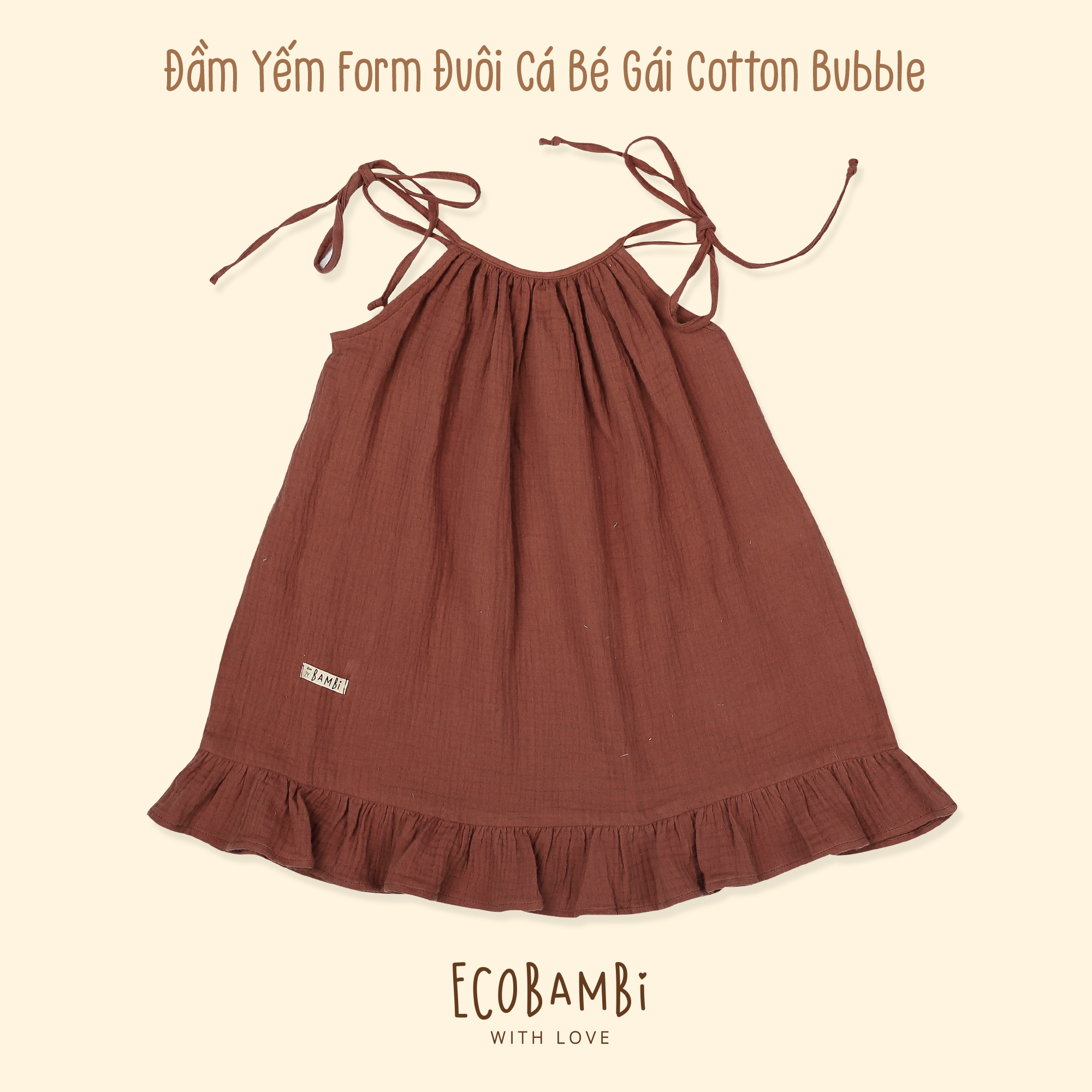 Đầm bé gái Alice cotton bubble