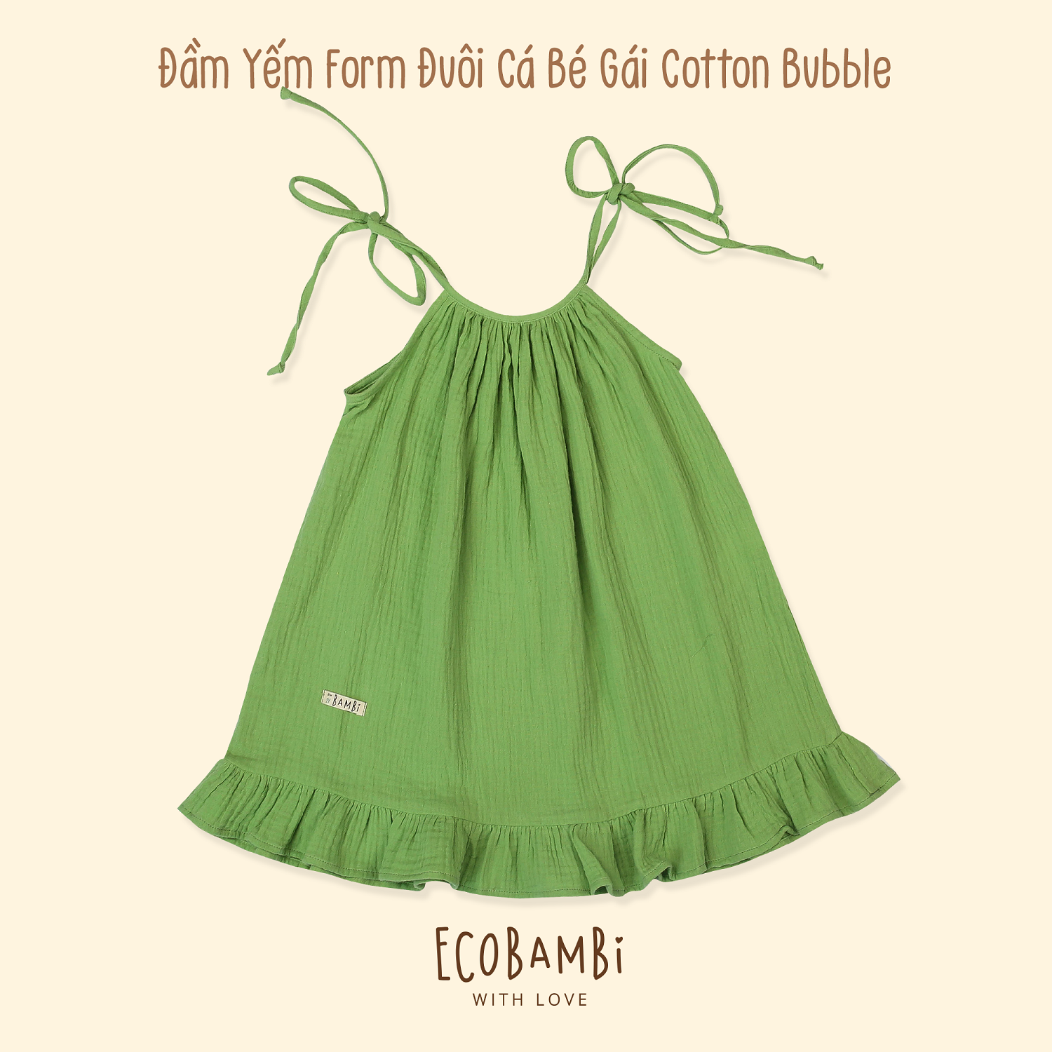 Đầm bé gái Alice cotton bubble