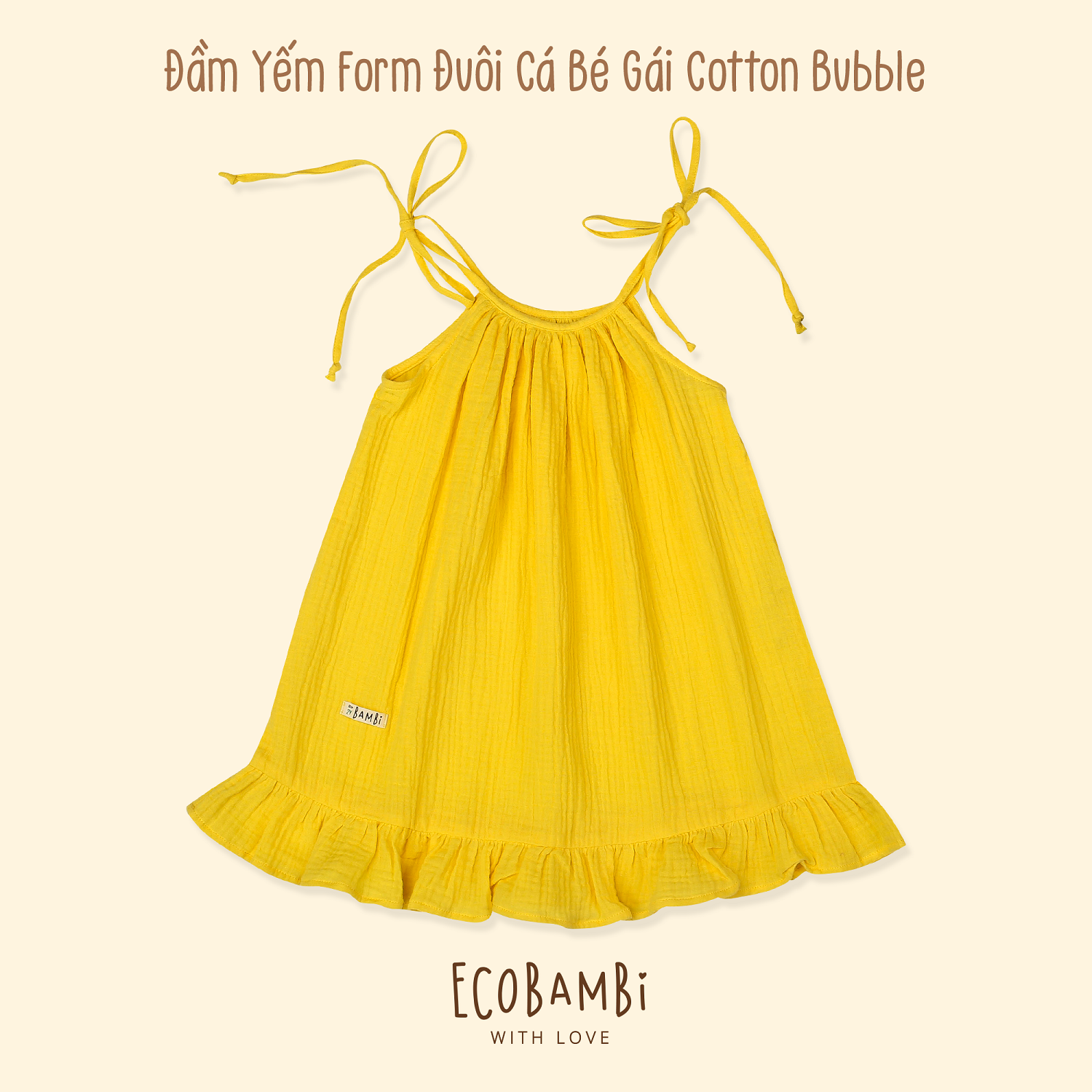 Đầm bé gái Alice cotton bubble