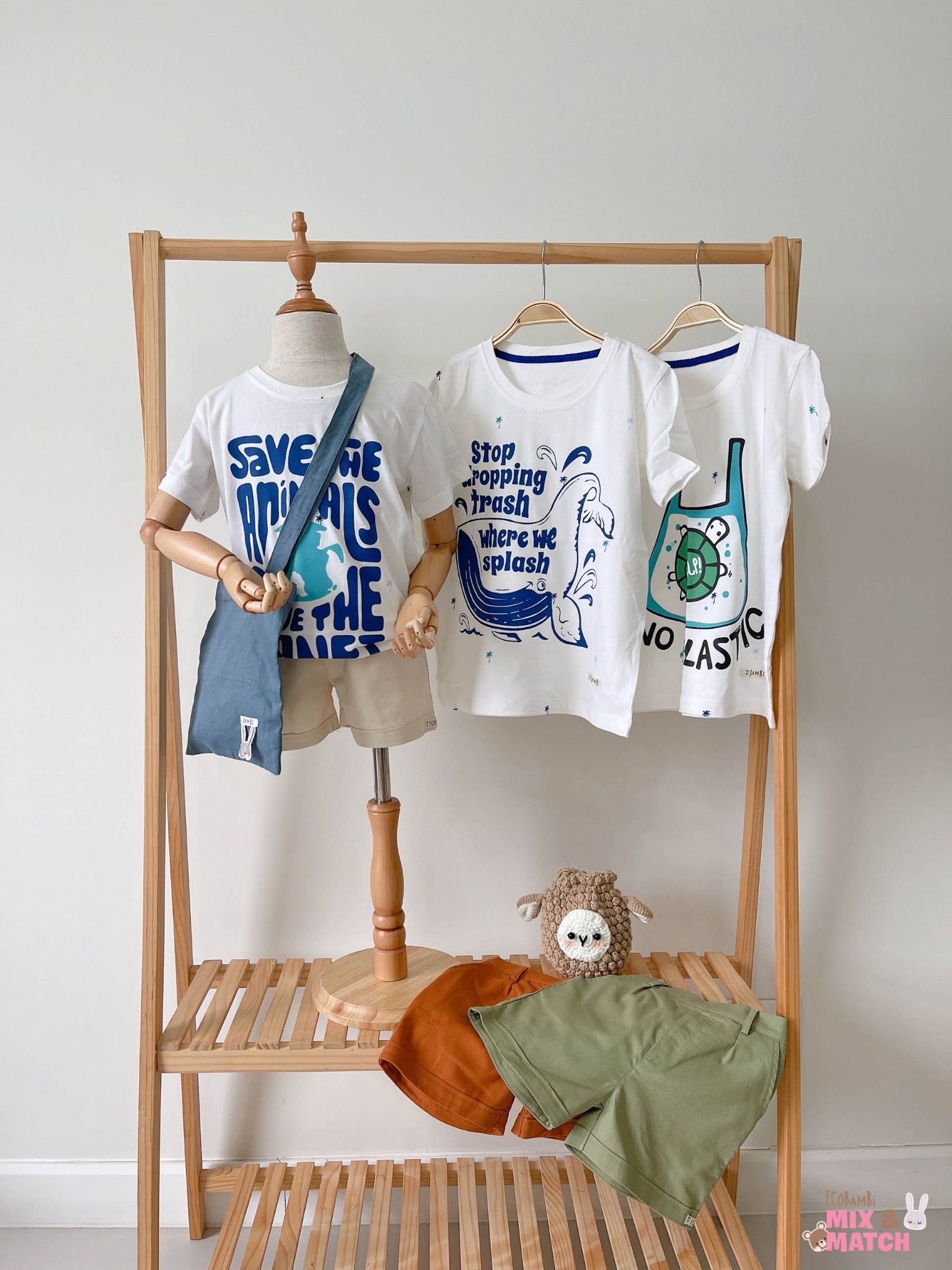 Quần short linen Unisex cho bé