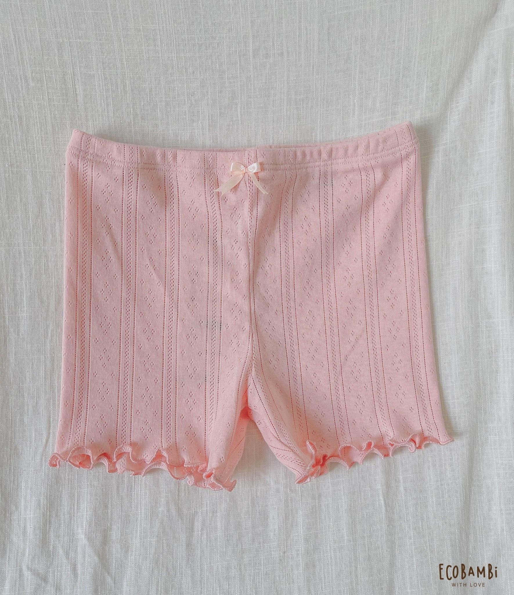 Quần Boxer mặc váy thun cotton thông hơi bé gái ECOBAMBI - 8935334000544