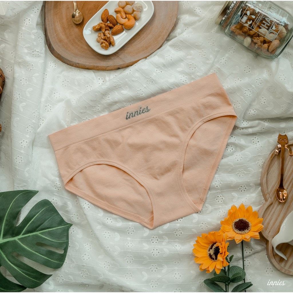 Combo 2 quần lót nữ Innies (Cam - Nude)