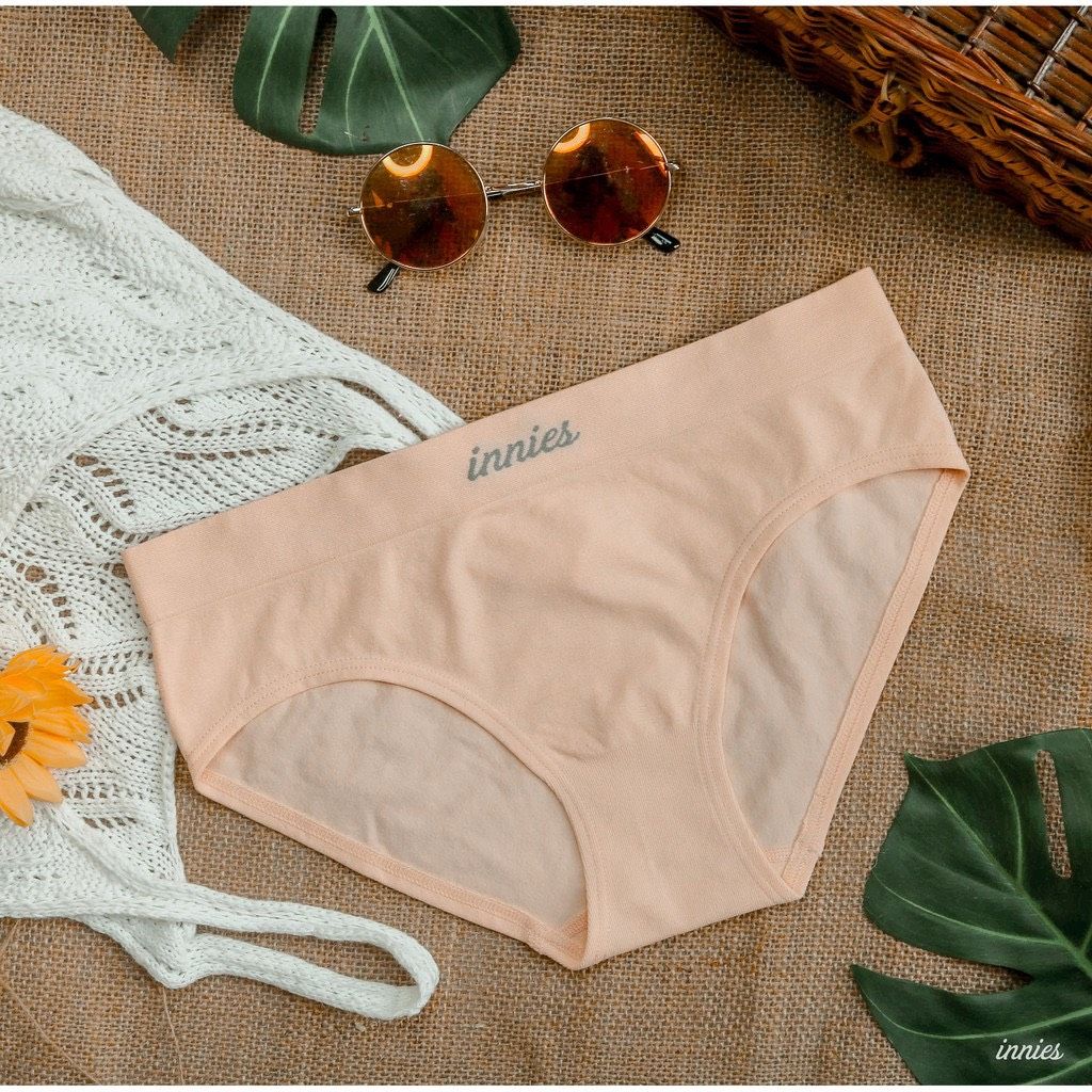 Combo 2 quần lót nữ Innies (Trắng - Nude)