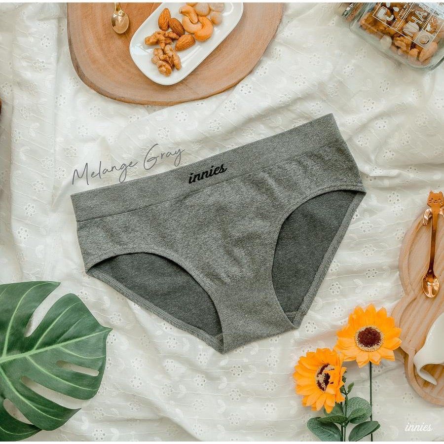Quần lót nữ Innies seamless - Hipster - Xám