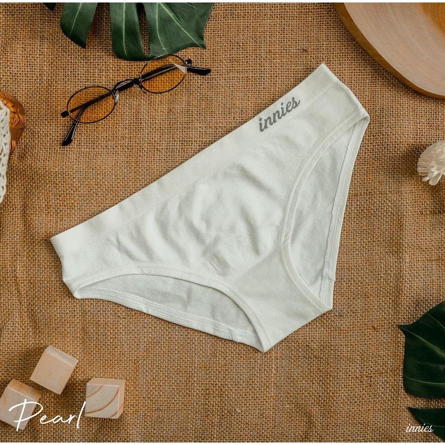 Combo 2 quần lót nữ Innies (Trắng - Xám)