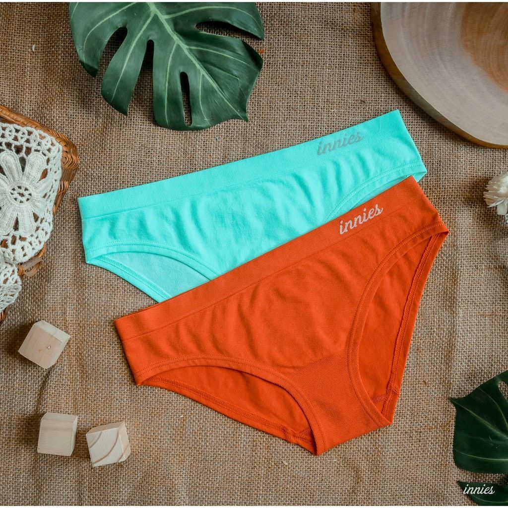 Combo 2 quần lót nữ Innies (Mint - Cam)