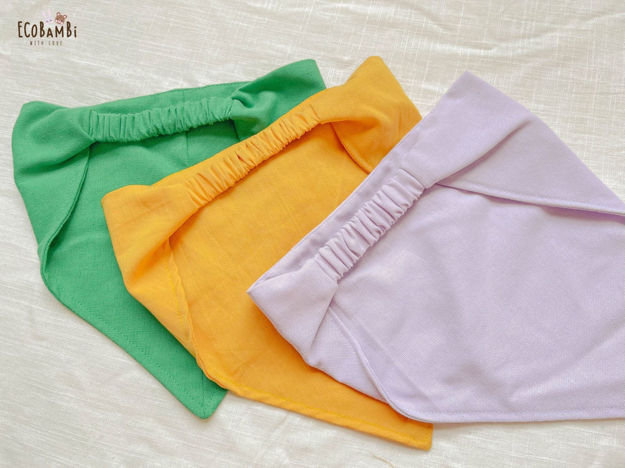 Khăn Bandana đội đầu, băng đô tóc cho bé, phụ kiện điểm nhấn set trang phục cho bé yêu - Ecobambi