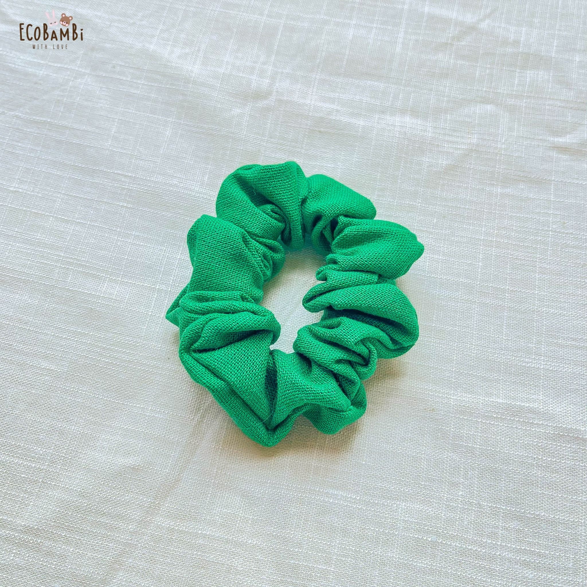 Scrunchies cotton in hoạ tiết - bản nhỏ