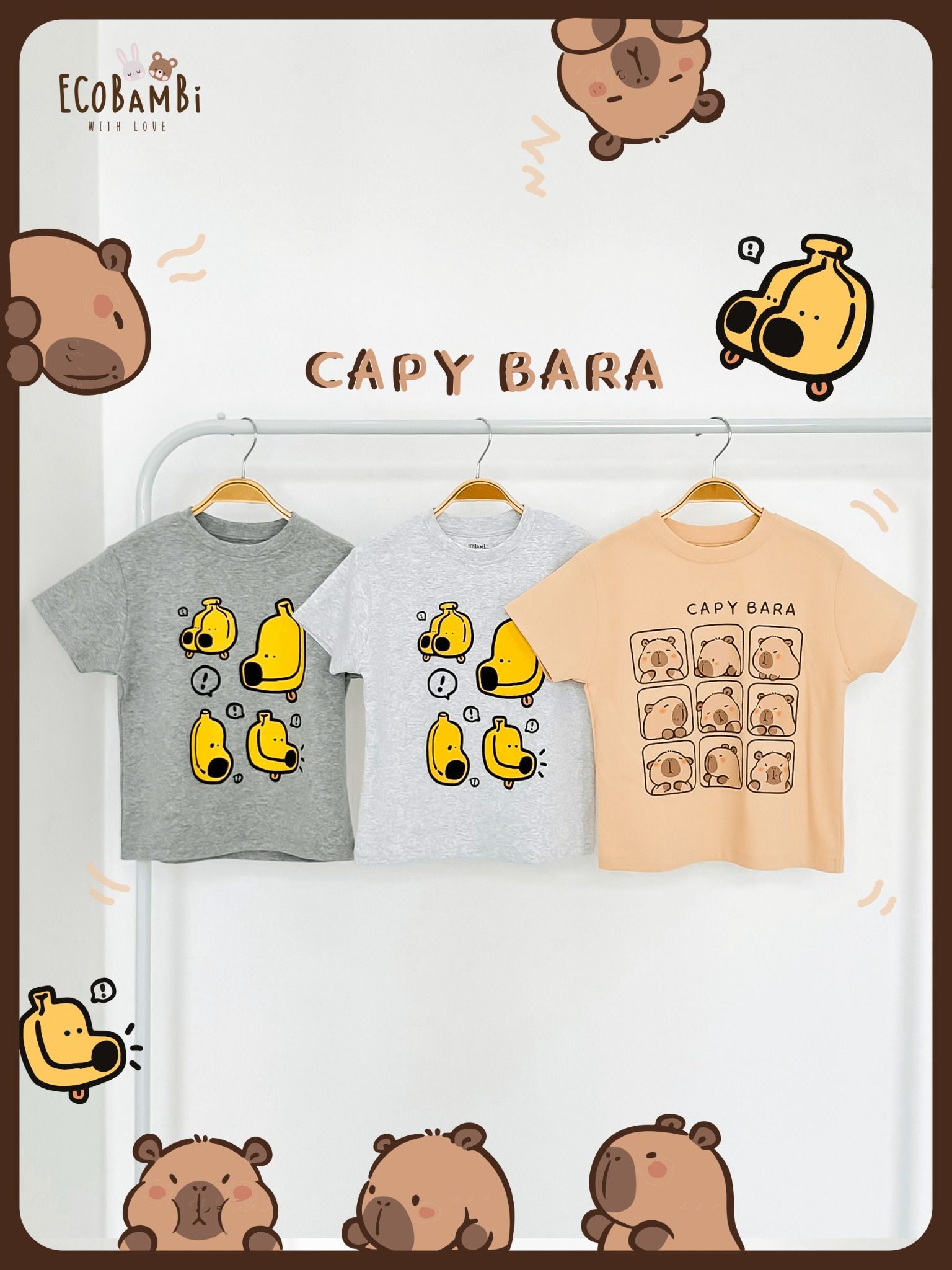 Áo thun cotton tay ngắn cho bé trai - 1077 - BB-23AOBT018