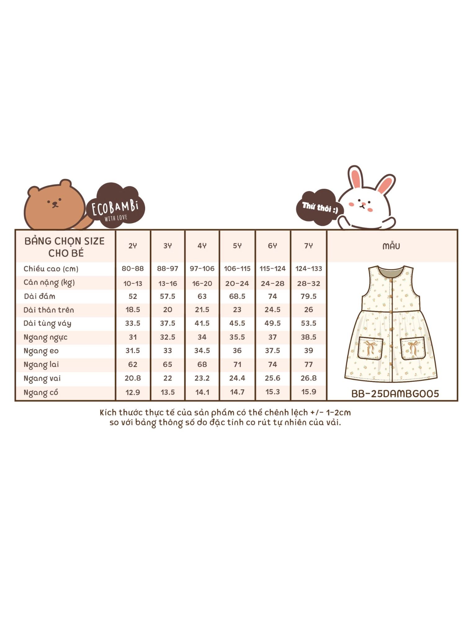Đầm linen họa tiết sát nách có túi bé gái - 8935334001909