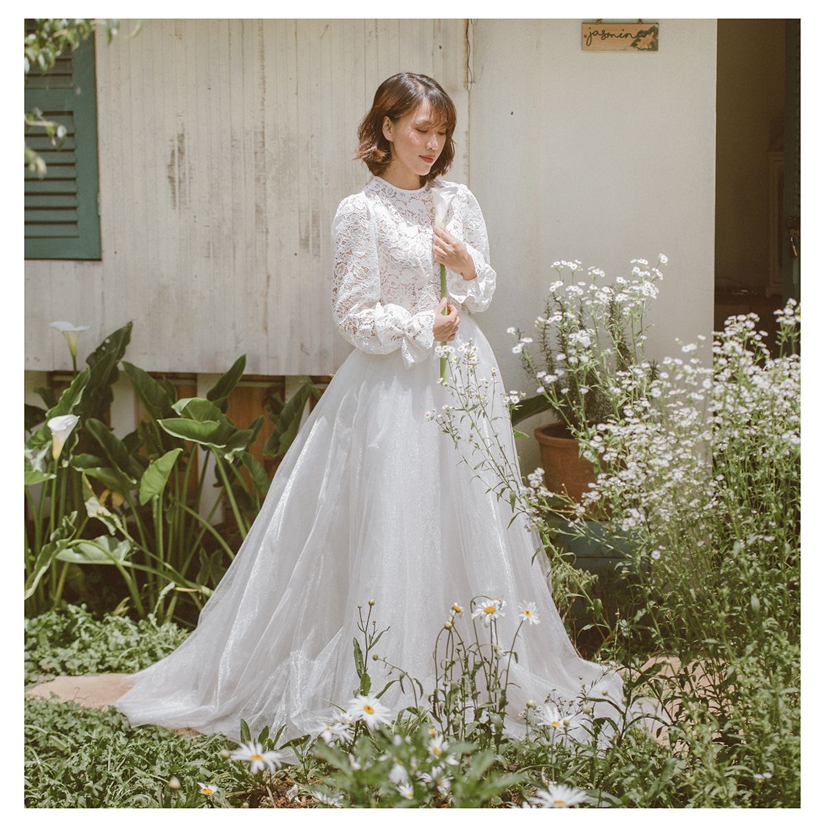 Emma - Váy Ren Tay Dài