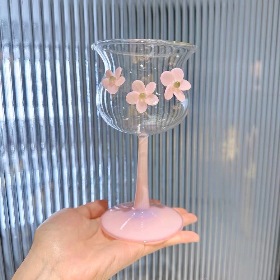 Ly Thủy Tinh Lovely Flowers