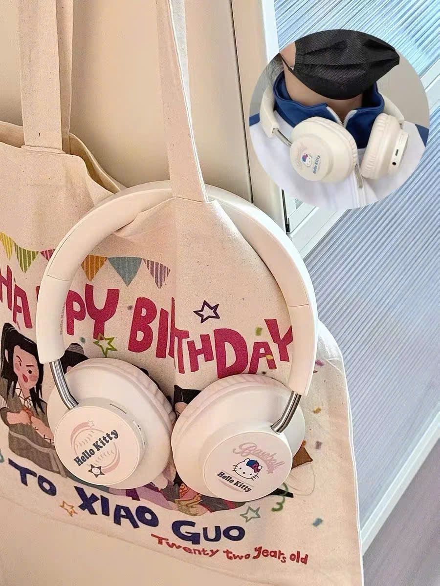 Tai Nghe Bluetooth Hello Kitty